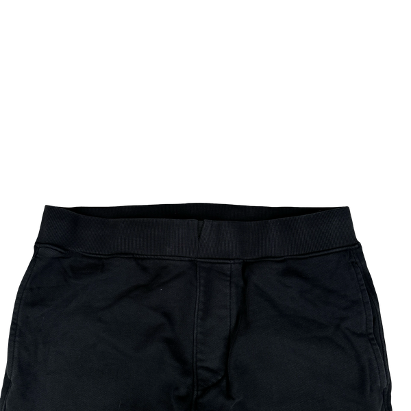 CP Company Black Cotton Lens Viewer Joggers - Medium