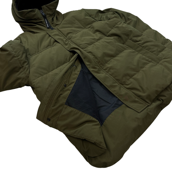 Canada Goose Khaki Premium Down Filled Hooded Puffer Parka - XXL