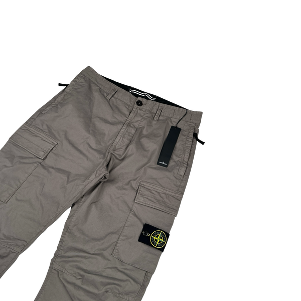 Stone Island 2024 Taupe Regular Fit Cargos - 31"