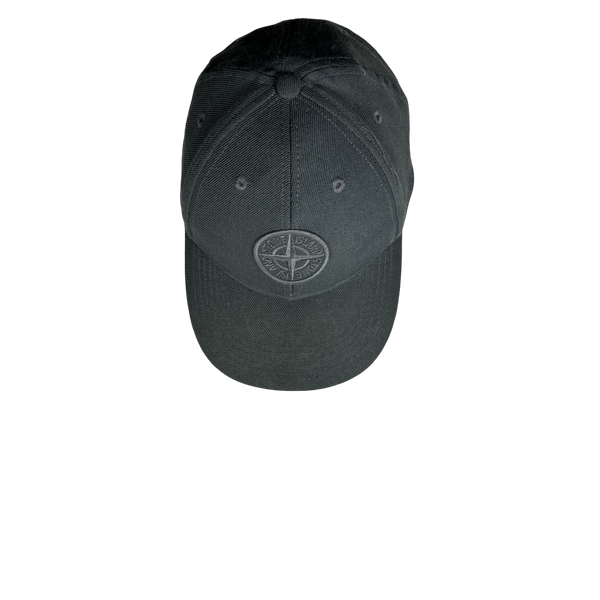 Stone Island Grey Embroidered Cap - Large