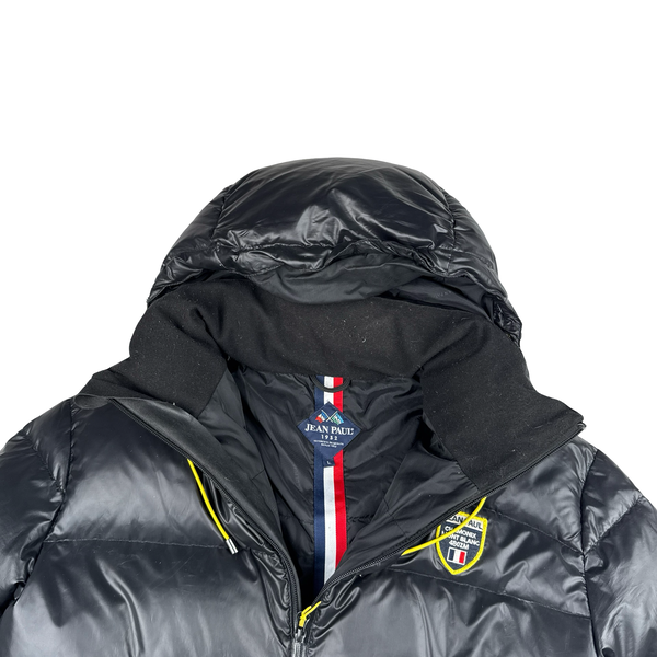 Jean Paul Gaultier Black Chamonix Mont Blanc Down Filled Jacket - Large