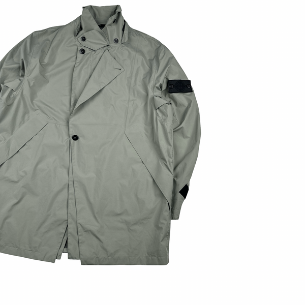 Stone Island 2012 Grey Stealth Goretex Shadow Project Trench Jacket - 3XL