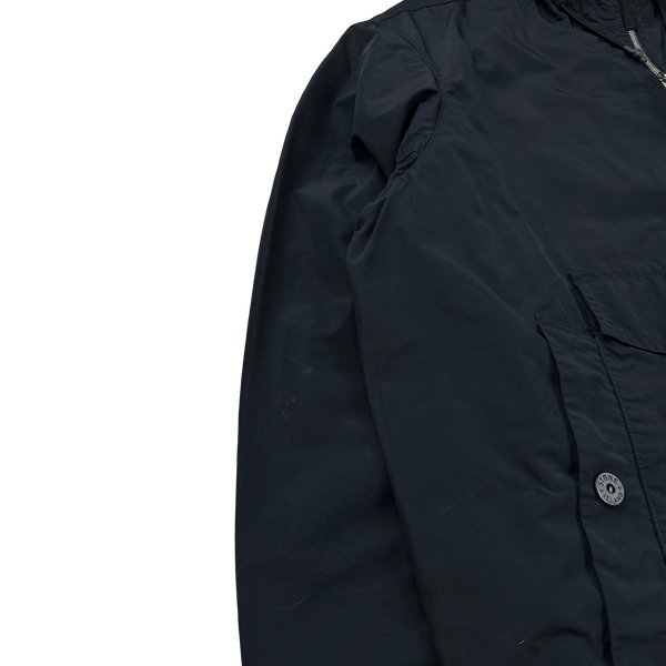 Stone Island 2021 Black Micro Reps Parka Jacket - 3XL