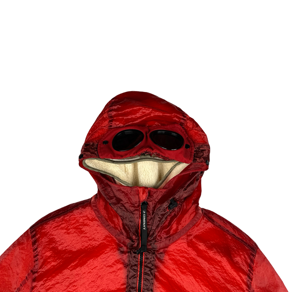 CP Company Red Kan D Sherling Lined Goggle Jacket - XL