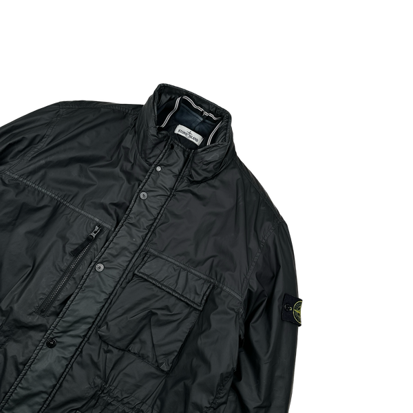 Stone Island 2012 Charcoal Mussola Gommata Field Jacket - 3XL