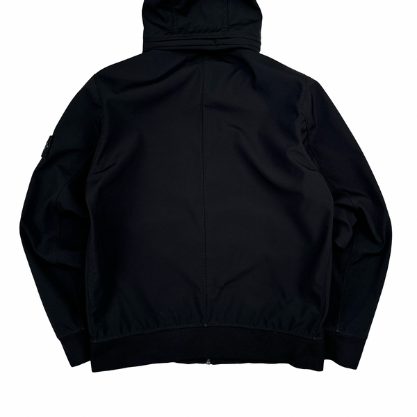 Stone Island 2019 Black Light Soft Shell R Jacket - Medium