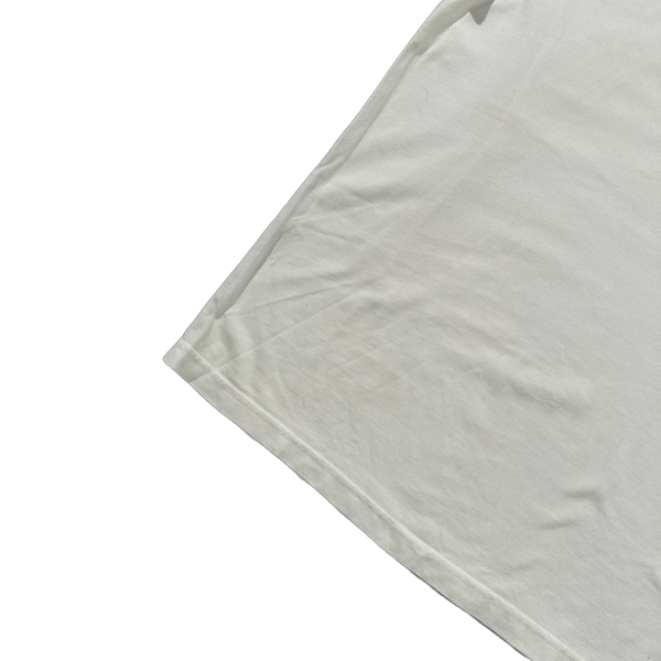 Stone Island Stellina White Slim Fit Compass Polo Shirt - Large