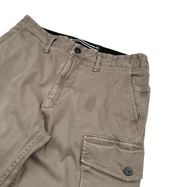 Stone Island 2020 Tan Slim Fit Cargo Trousers - 30"