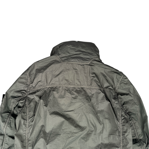 Stone Island 2013 Khaki Green Membrana TC Hooded Jacket - Large