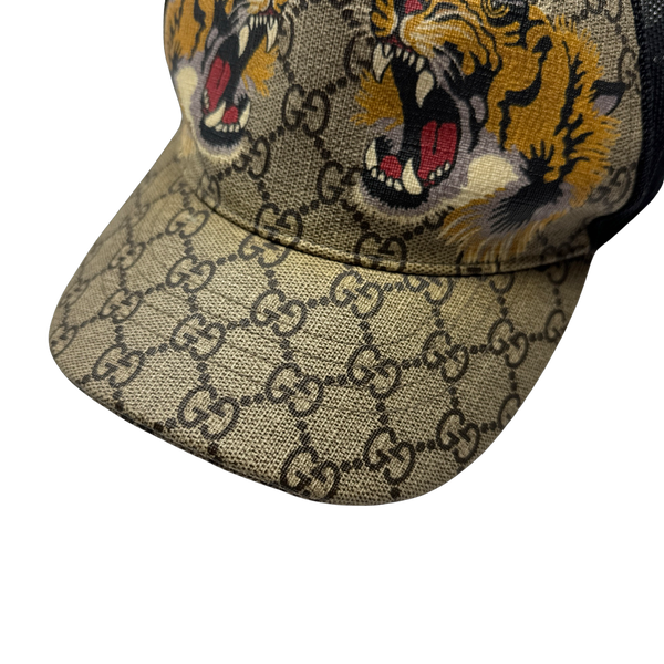 Gucci Tiger GG Monogram Cap - Large