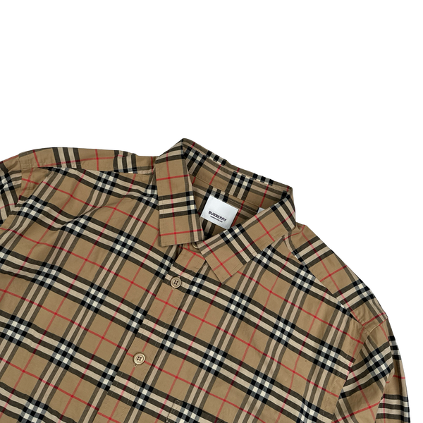 Burberry Nova Check Button Up Shirt - XL