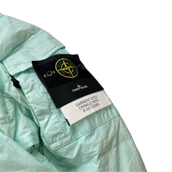 Stone Island 2022 Mint Crinkle R-NY Down Puffer Jacket - 3XL