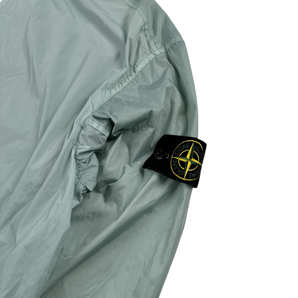 Stone Island 2023 Teal Garment Dyed Crinkle Reps Jacket - Medium