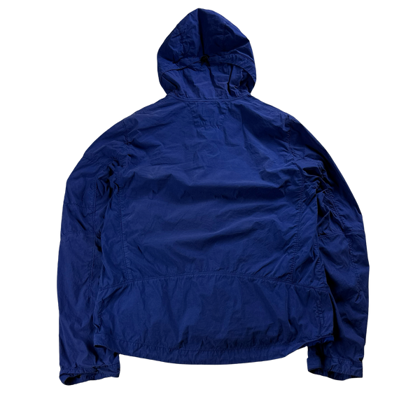 CP Company 50 Fili Blue Hooded Jacket - Large