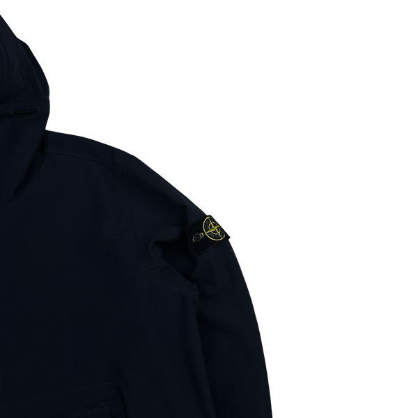 Stone Island 2022 Navy E-Dye Soft Shell Jacket - XXL