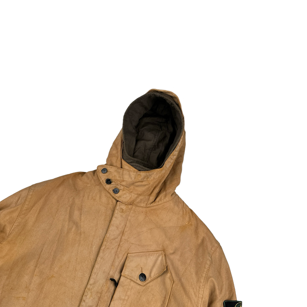 Stone Island 1996 Vintage Rubberised Vintage Dutch Rope Jacket - XL