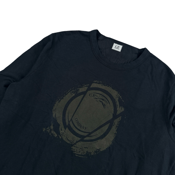 CP Company Black Graphic Jumper - XL