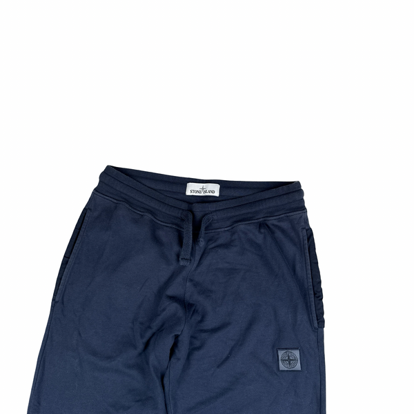 Stone Island 2017 Navy Cotton Joggers - Small