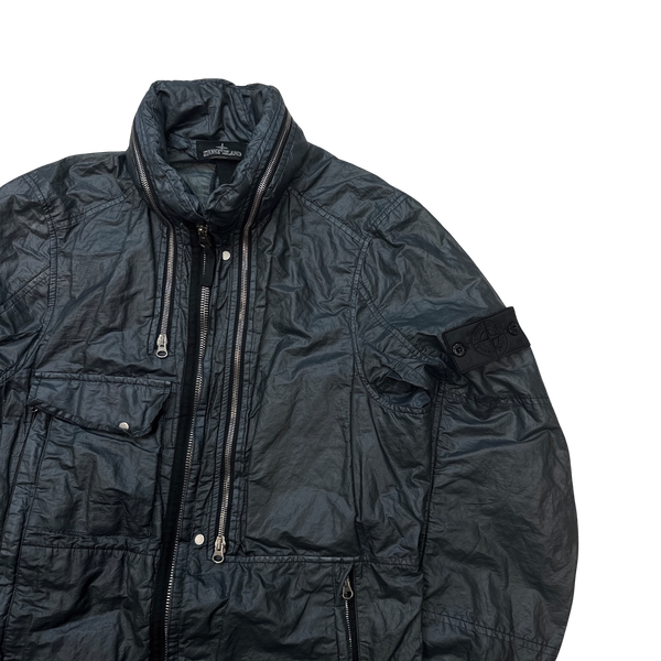 Stone Island Black Opak Shadow Project Jacket - Medium