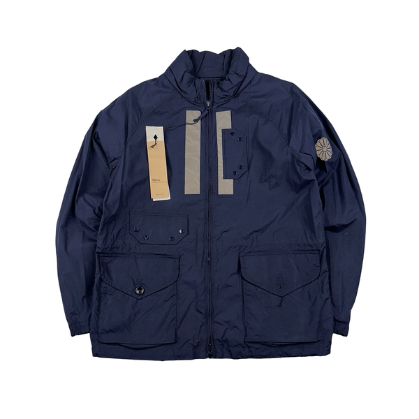 Ten C Navy Reflective Strip Multipocket Jacket - Medium