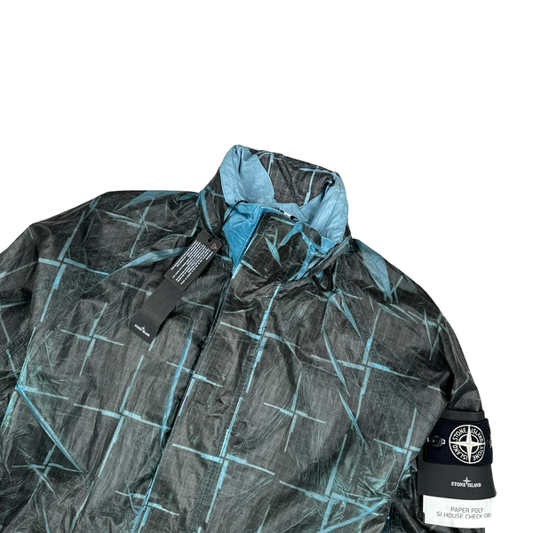 Stone Island 2017 Paper Poly House Check Jacket - Medium