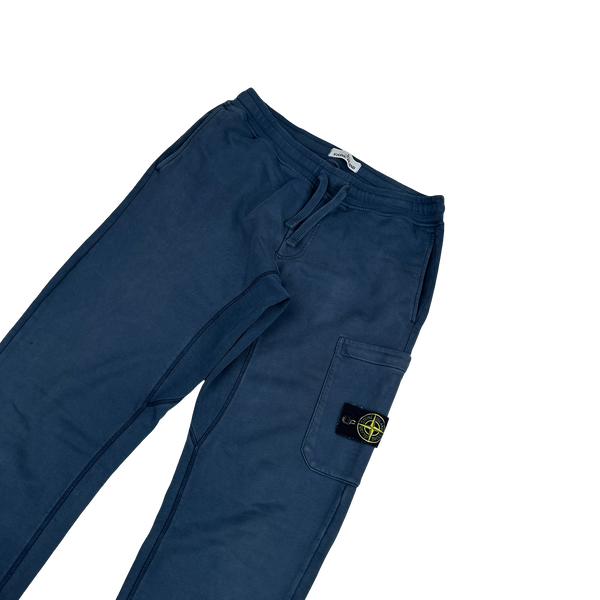 Stone Island 2019 Blue Slim Fit Cotton Joggers - Medium