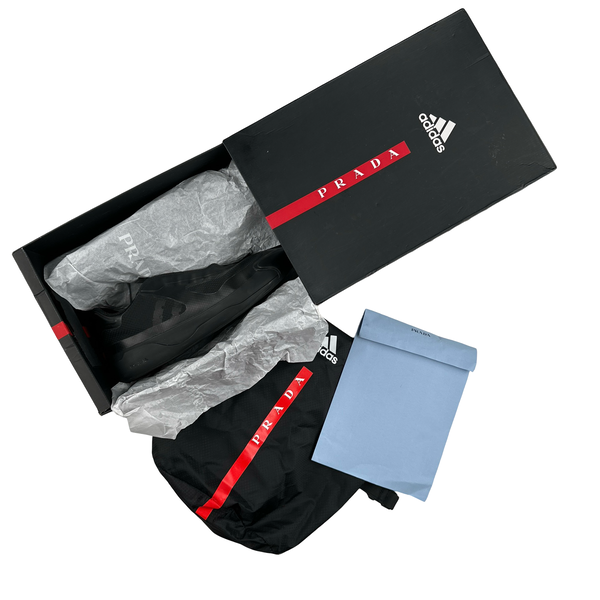 Prada X Adidas Black Red Tab Luna Rossa Trainers - UK 7 1/2