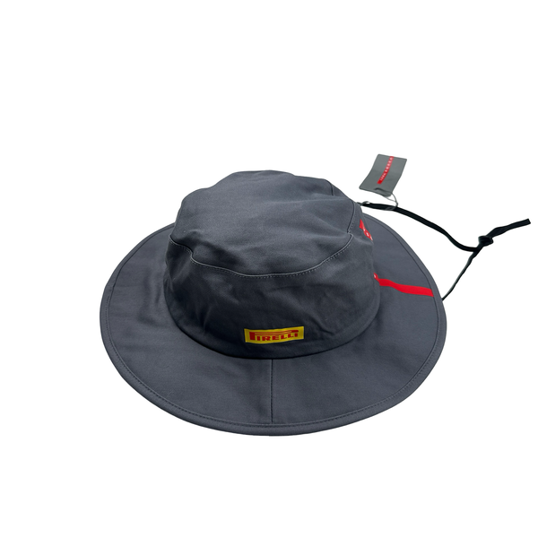 Prada Luna Rossa Pirelli Grey Safari Hat - XL