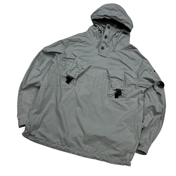 CP Company Grey Pullover Cotton Smock Overshirt - XL