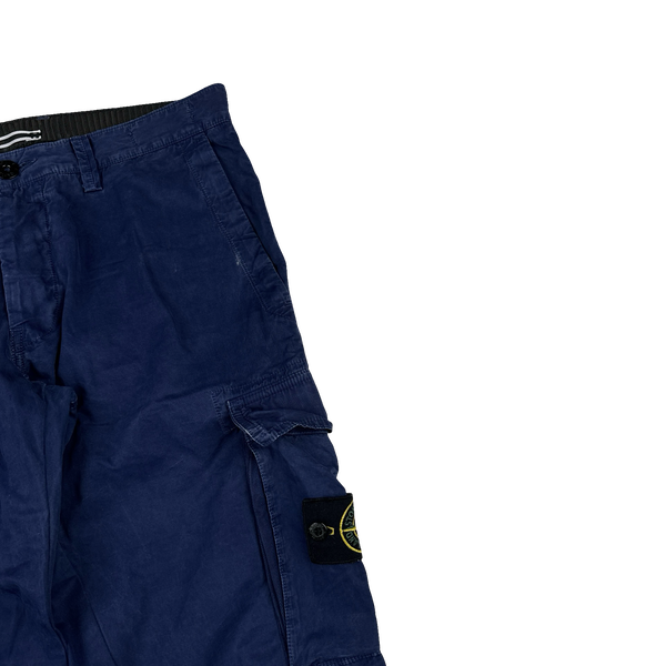 Stone Island 2012 Navy Blue Cargo Trousers - 33"