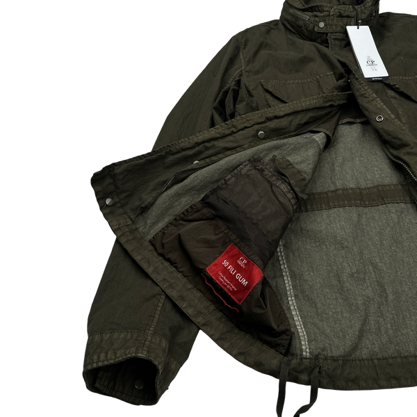 CP Company Khaki 50 Fili Lens Viewer Field Jacket - Large