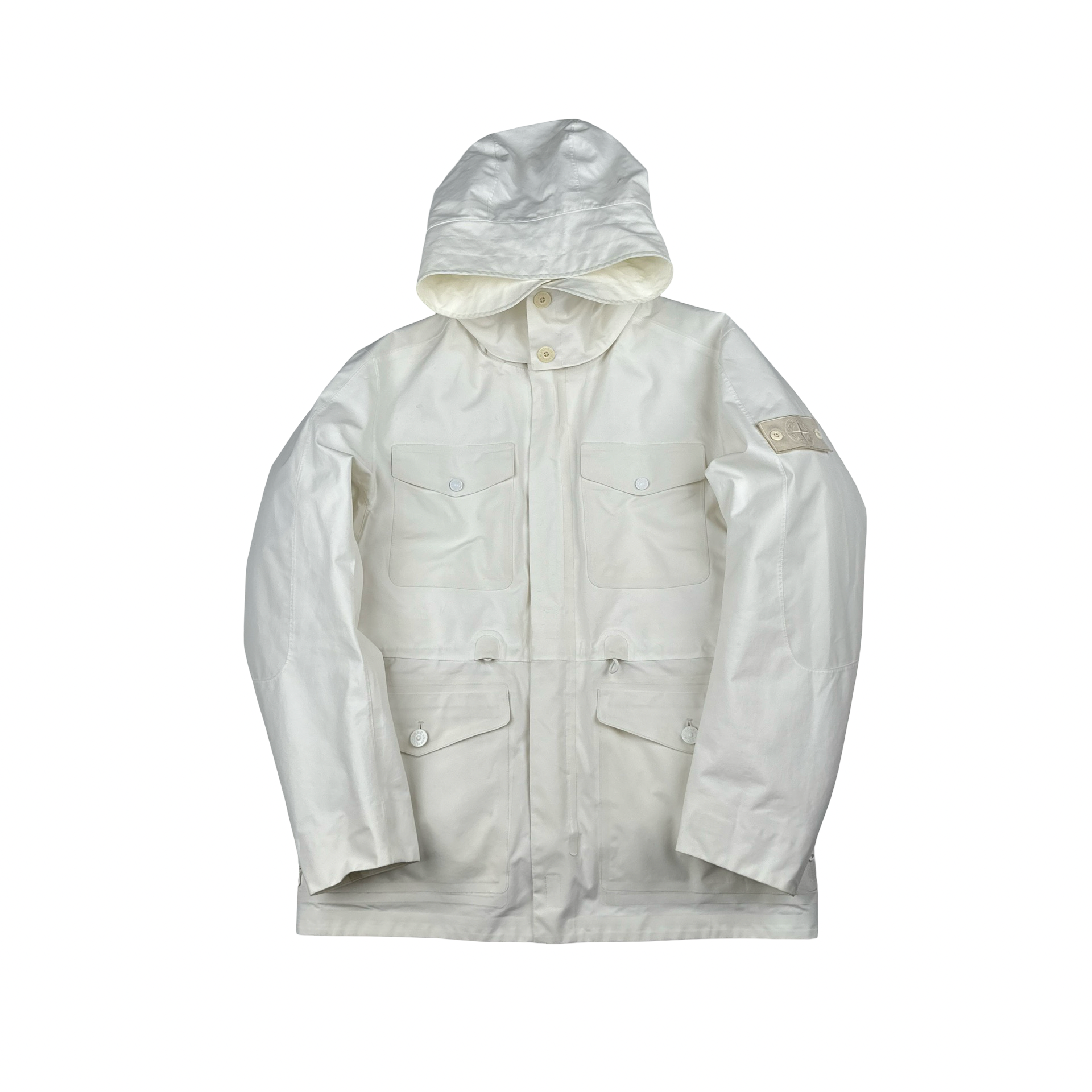 Stone Island 2017 Waterproof Down Lined White Ghost Tank Shield