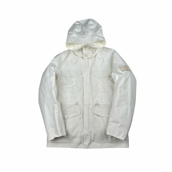 Stone Island 2017 Waterproof Down Lined White Ghost Tank Shield