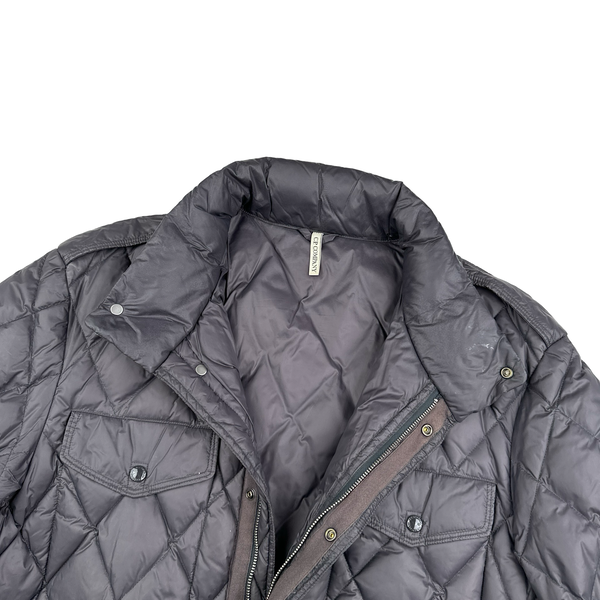 CP Company Early 2000’s Grey Down Quilted Multi Pocket Jacket - XXL