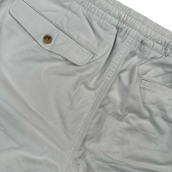 Ralph Lauren White Cotton Shorts - XL