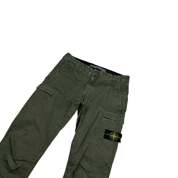 Stone Island 2020 Military Green SK Cargo Trousers - 31"