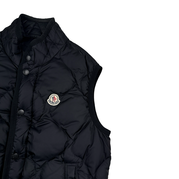 Moncler Canut Gilet Black Gilet Jacket - Medium