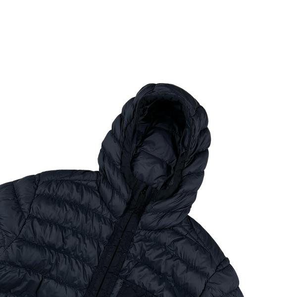 Stone Island 2018 Navy Micro Yarn Down Puffer Jacket - Medium