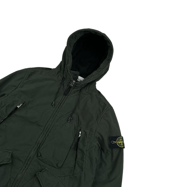Stone Island Green David Light TC Micropile Jacket - Small
