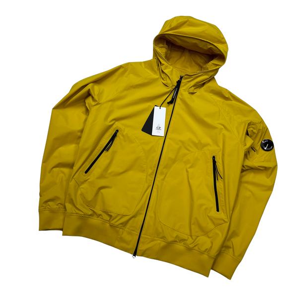 CP Company Yellow Hooded Pro Tek Jacket - XXL
