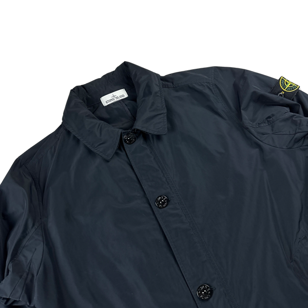 Stone Island 2017 Navy Micro Reps Trench Jacket -XXL