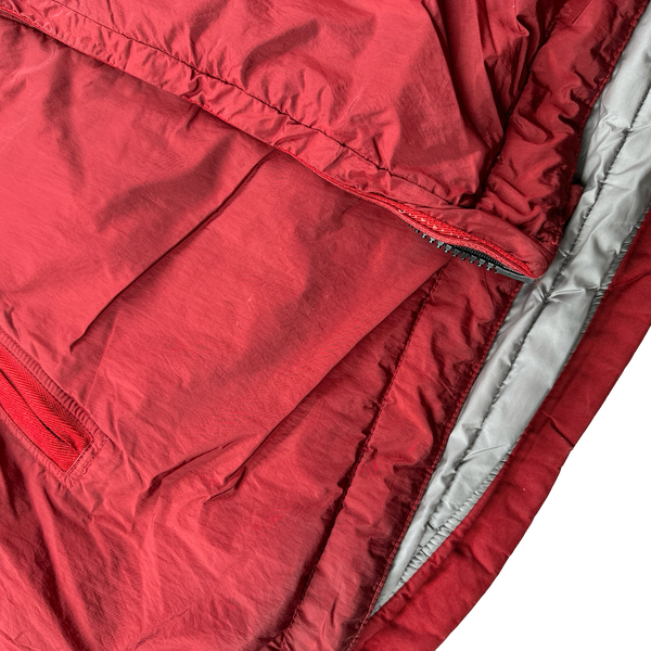 Stone Island x Nike Red Mussola Gommata Nylon Metal Jacket - XL