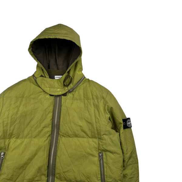 Stone Island AW2000 Hooded Green Pure Metal Shell - XL