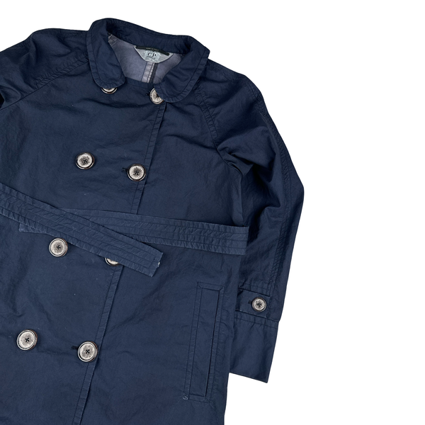 CP Company 2009 Navy Nylon Trench Coat - XS