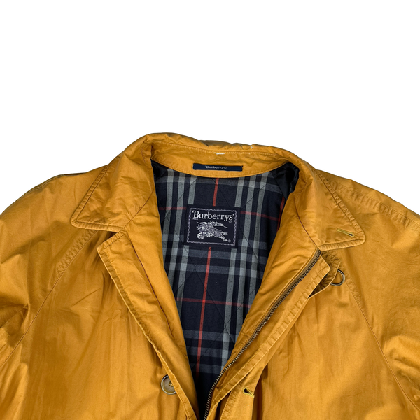 Burberry Orange Nova Check Lined Jacket - XL