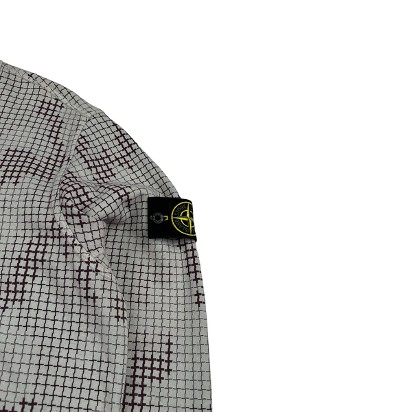 Stone Island 2017 Grid Check Camo Crewneck Sweatshirt - XL