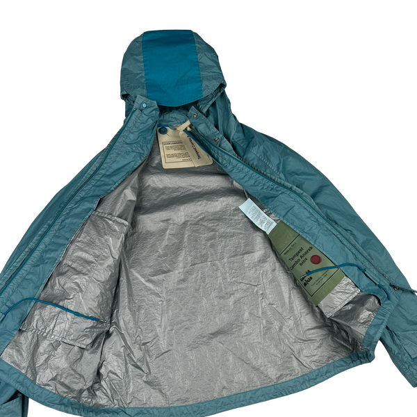 Ten C Blue Lightweight Tempest Anorak Jacket - Medium
