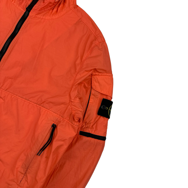 Stone Island 2022 Coral Naslan Light Watro TC Hooded Jacket - Medium