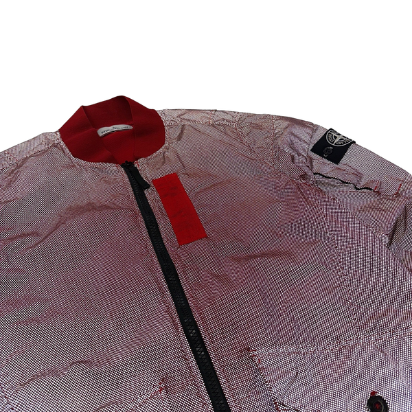 Stone Island 2016 Red Pixel Reflective Jacket - Medium