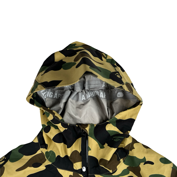BAPE Goretex Camo Classic Multi-Pocket Long Jacket - Medium